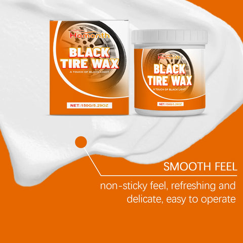 Car Tire Shine Wax - Tire Shine Maintenance, Wheel Hub Stain Removal, Brightening, Rust Removal Cleaning Paste.
