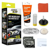 Car Headlight Restoration Set Car Headlight Yellowing Repair Car Tail Light Aging Waxing Repair Tool Headlight Polishing To New