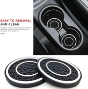 Anti-slip car coasters
