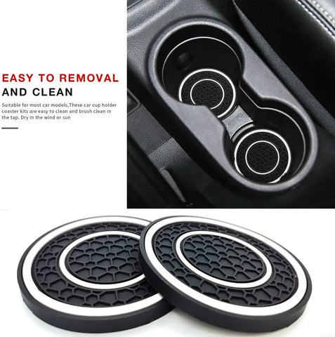 Anti-slip car coasters