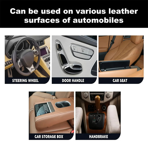 Car Leather Seat Maintenance Care Oil Multifunctional Cream Interior Polishing Stain Removal Refurbished Cleaning Car Interior