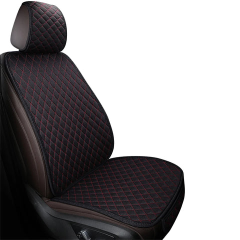 Universal Flax Car Seat Cover Front Rear Cushion Comfortable Breathable Protector Mat Four Season Pad Auto Interior Accessories