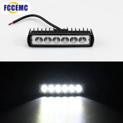 6 LED Offroad Car Work Light Spotlight Daytime Running Light 12V Flood Beam For Jeep 4x4 ATV 4WD SUV Car Styling