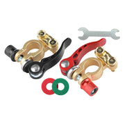 1 Pair car battery terminal Quick disconnect auto cables connectors Clamps 12V 24V Terminal Clamp 4 Way Car Batteries Top Post