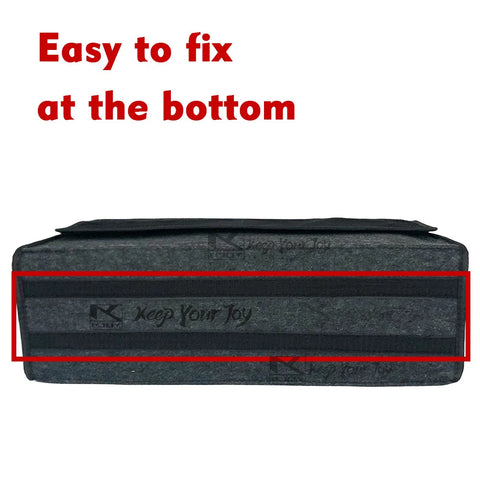 Large Anti Slip Compartment Boot Storage Organizer Tool Car Storage Bag Car Trunk Organizer Soft Felt Storage Box Accessories