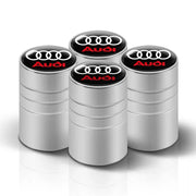 4Pcs Car Styling 3D Aluminum Metal Car Wheel Tire Air Valve Caps Cover For Audi A3 A4 b6 b8 b7 A6 A8 S Line S3 S4 S6 Q3 Q5 Q7 Q8