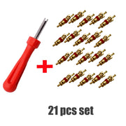 Portable Tire Valve Core Remover Installer Tool Removal Tool Car Bike Bicycle Motorcycle Tire Repair Tools Wrench Screwdriver