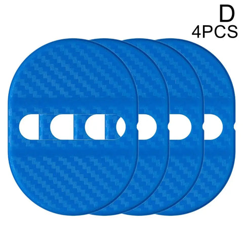 Universal Car Door Lock Protective Cover 4PCS Self-adhesive Car Decorative Accessories Car Door Lock Anti Rust Sleeve