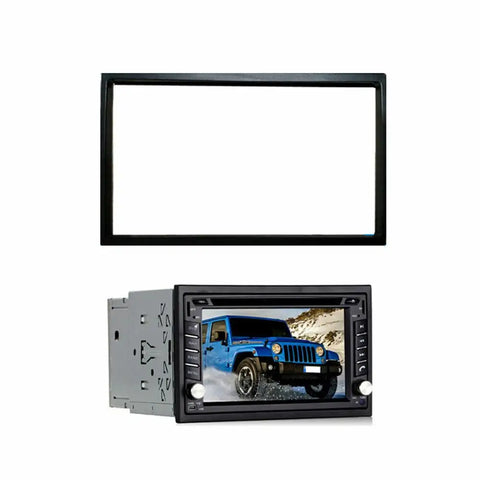 Universal Car Stereo Radio Panel 2Din Frame Surround Panel For 7 Inch Large Screen Car Audio Dashboard Accessories