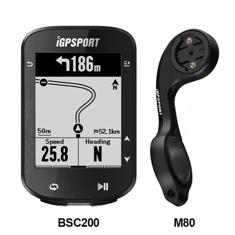 IGPSPORT BSC200 GPS Bicycle Computer Cycling Odometer Wireless Speedometer Route Navigation ANT + Bluetooth5.0 Accessories