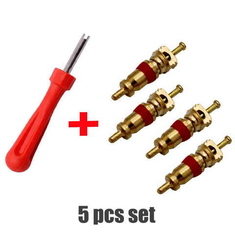 Portable Tire Valve Core Remover Installer Tool Removal Tool Car Bike Bicycle Motorcycle Tire Repair Tools Wrench Screwdriver