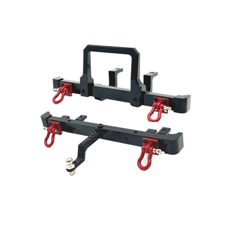 MN 82 Aluminum Alloy Front And Rear Bumper Bull Bars Guards For 1/12 MN82 LC79 Short Truck Upgrade Parts OP Accessories