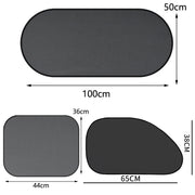 1-5Pcs Universal Car Sunshades Foldable Auto Side Window Rear Windscreen Mesh Sunshade Cover Car Windshield Accessories Exterior