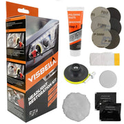 Car Headlight Restoration Set Car Headlight Yellowing Repair Car Tail Light Aging Waxing Repair Tool Headlight Polishing To New