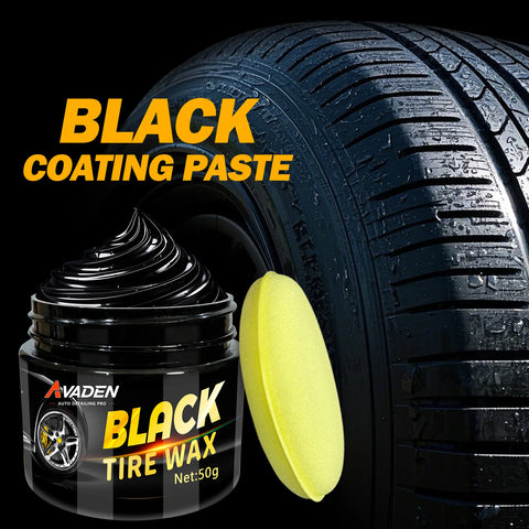 Professional Car Tire Shine Wax –Gloss Enhancement & Blackening,Anti-Aging & Color Retention,Long-Lasting Protection
